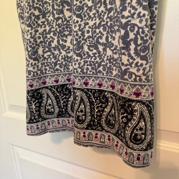 Athleta Tank Top Womens Large Gray Strappy Sleeveless Cotton Yoga Activewear - Picture 4 of 8